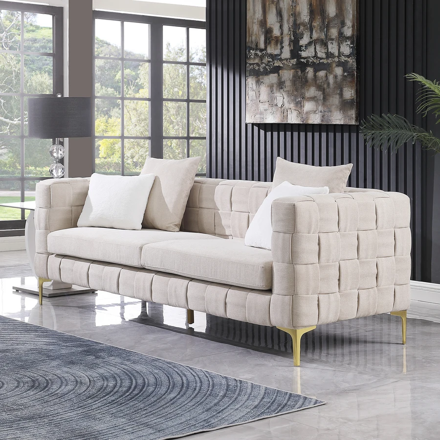 Snowflake Woven Sofa, Modern Living Room Sofa, Hand Woven Sofa 4 Square Accent Pillows
Snowflake Woven Sofa, Modern Living Room Sofa, Hand Woven Sofa 4 Square Accent Pillows