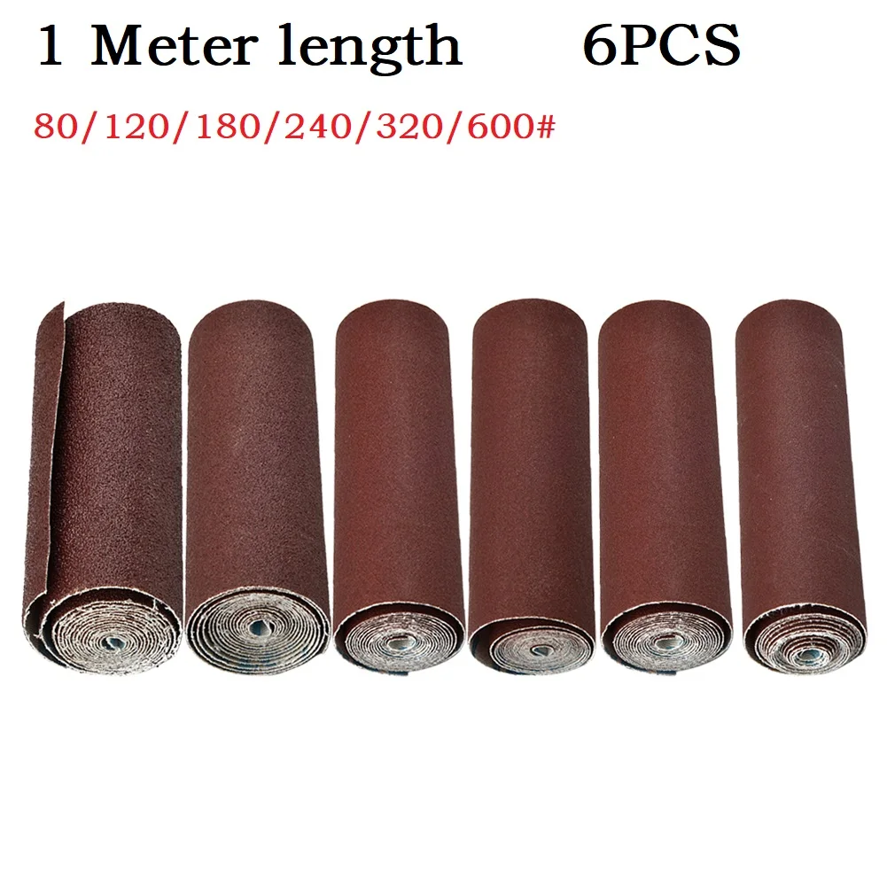 6pcs 80-600 Grit Sanding Sleeves Polishing Sandpaper For Metal Woodworking Polishing Grinding Sanding Paper Electric Tools
6pcs 80-600 Grit Sanding Sleeves Polishing Sandpaper For Metal Woodworking Polishing Grinding Sanding Paper Electric Tools