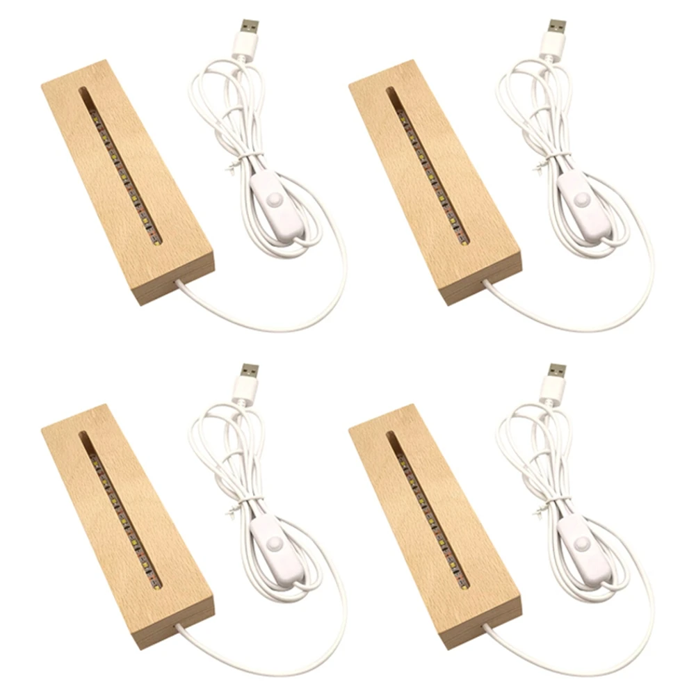 Wooden Rectangle Light Base Wood LED Display Base Pedestal Light Lamp Stand for Acrylic Crystal Night Light Resin Art
Wooden Rectangle Light Base Wood LED Display Base Pedestal Light Lamp Stand for Acrylic Crystal Night Light Resin Art
