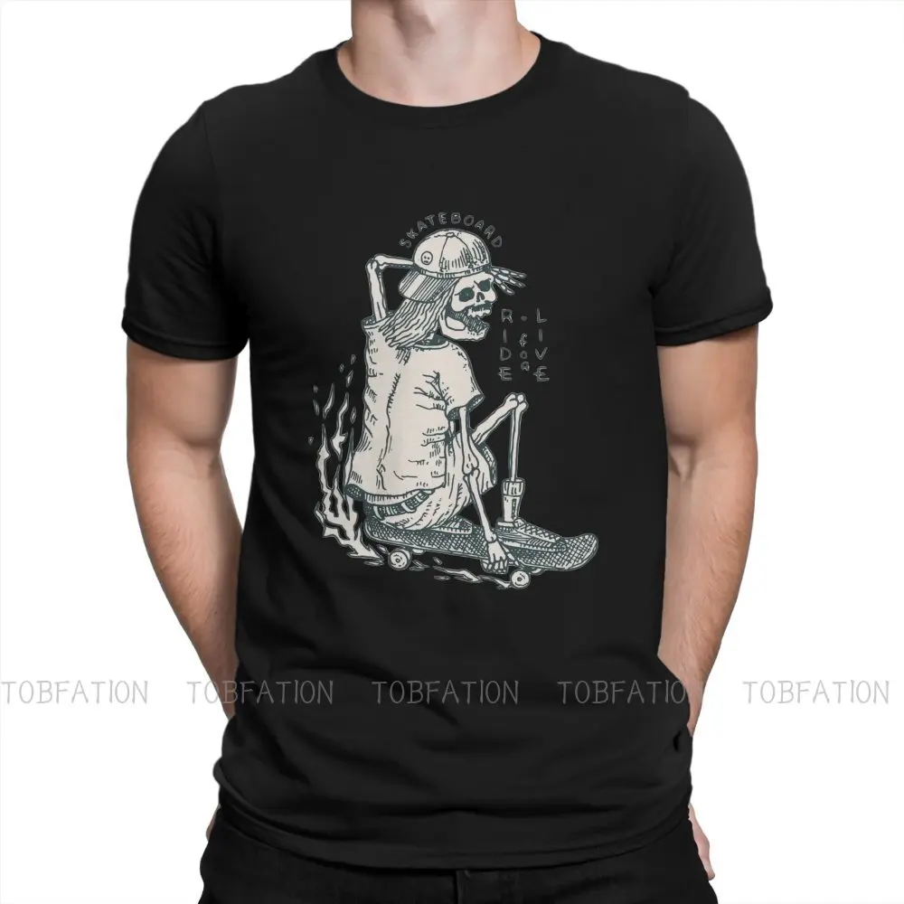 Skeleton on a Skateboard Round Collar TShirt Popularity Trend Fabric Classic T Shirt Men Tops New Design Oversized Hot Sale
Skeleton on a Skateboard Round Collar TShirt Popularity Trend Fabric Classic T Shirt Men Tops New Design Oversized Hot Sale