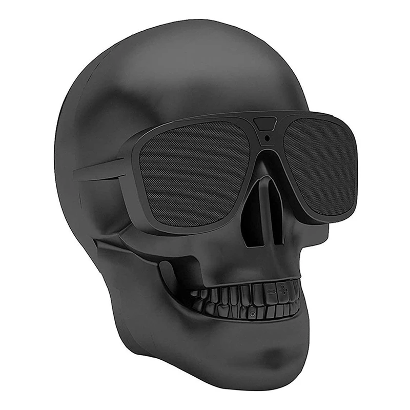 Bluetooth Speaker, Portable Bluetooth Skull Speakers For Halloween, Party, Travel, Outdoor Decor, Support TF/U Disk/AUX
Bluetooth Speaker, Portable Bluetooth Skull Speakers For Halloween, Party, Travel, Outdoor Decor, Support TF/U Disk/AUX