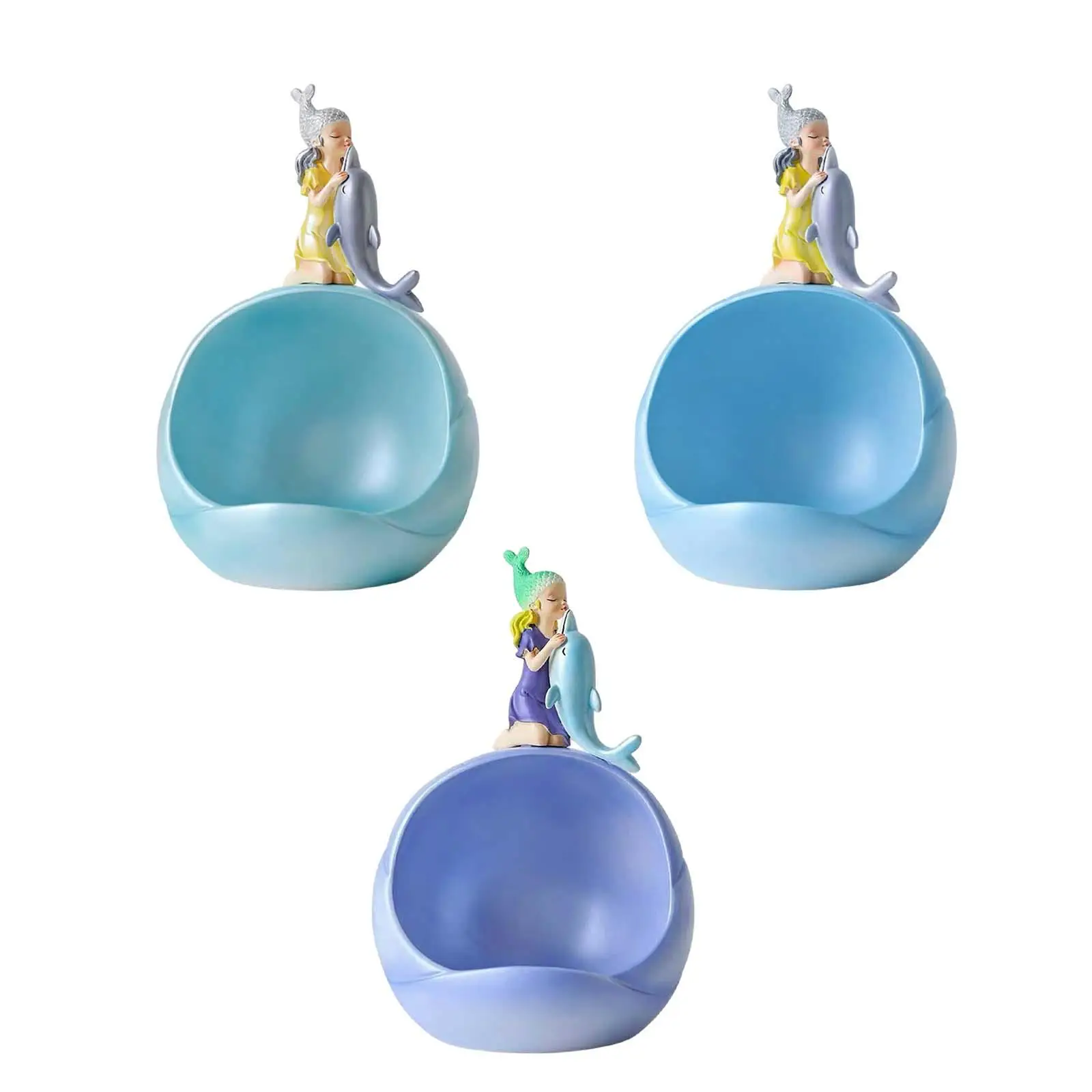 Resin Girl Dolphin Storage Bowl Container Modern Snack Organizer Creative Holder for Entrance Apartment Home Decor Gift
Resin Girl Dolphin Storage Bowl Container Modern Snack Organizer Creative Holder for Entrance Apartment Home Decor Gift