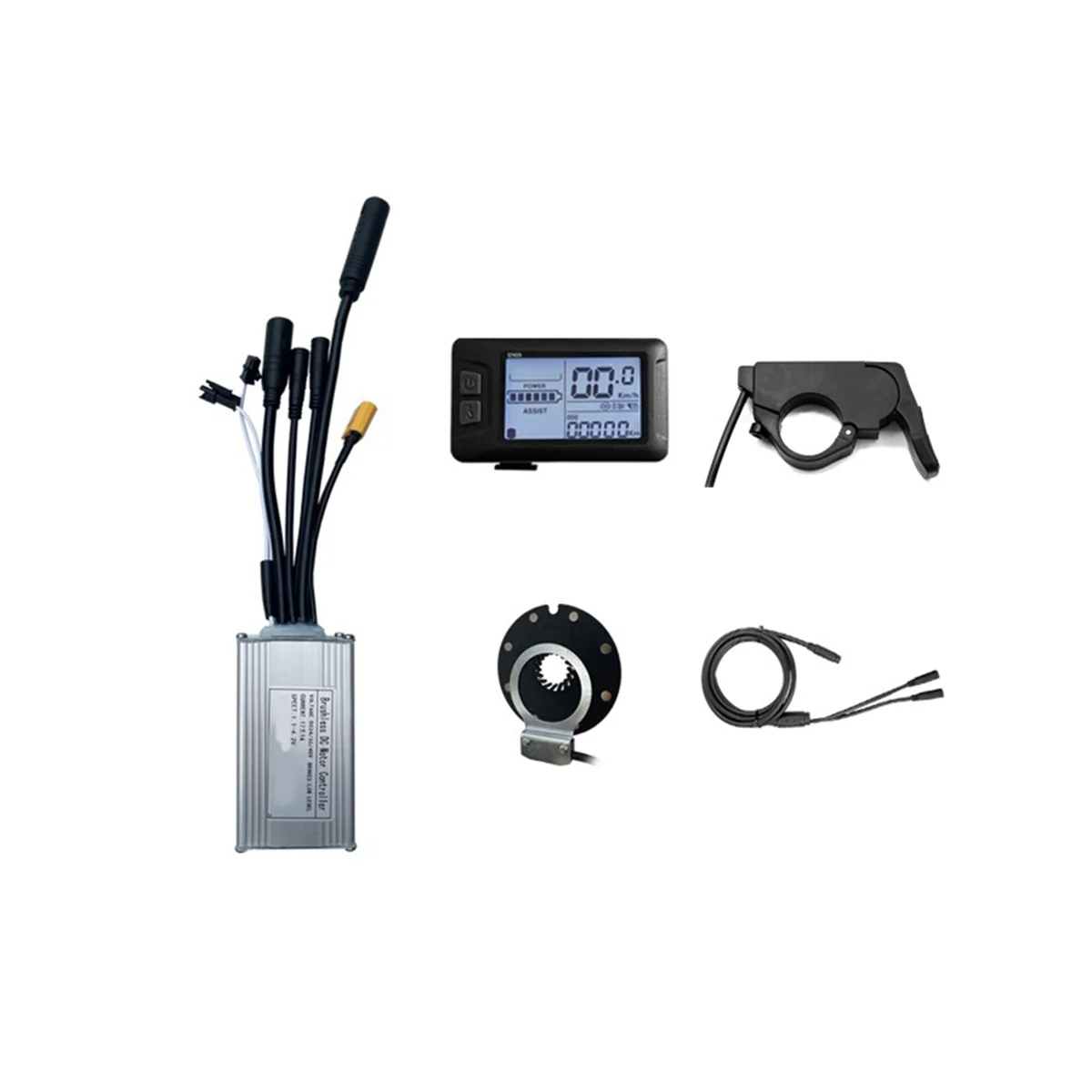 Controller System 17A for 24V/36V/48V 250W/350W Motor EN05 with Universal Controller Small Kit
Controller System 17A for 24V/36V/48V 250W/350W Motor EN05 with Universal Controller Small Kit