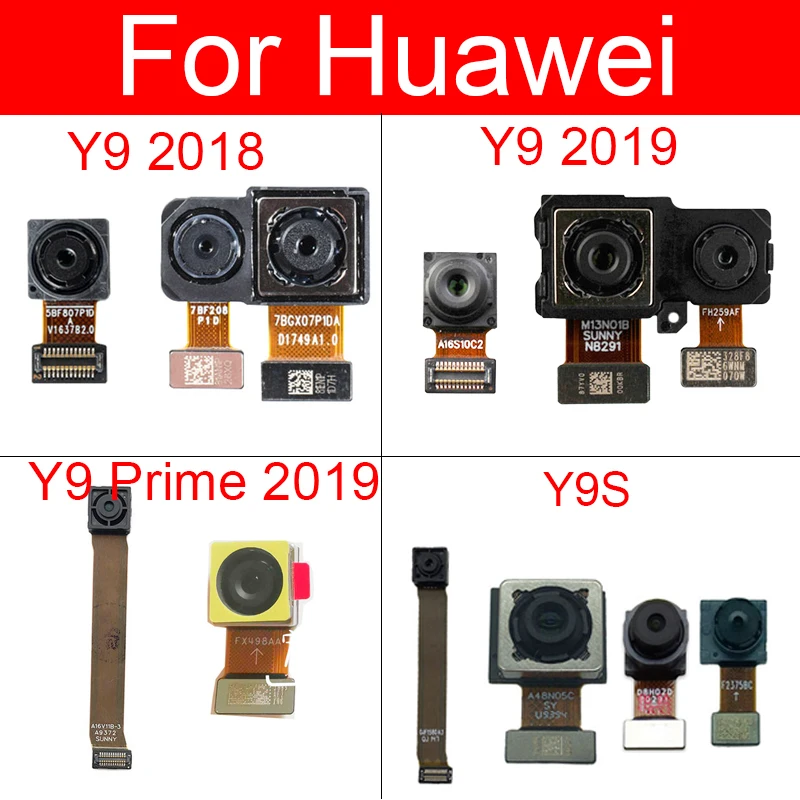 Фото Задняя Основная фронтальная камера для Huawei Y9S Y9 2018 2019 Prime Φ/L22 маленькая задняя