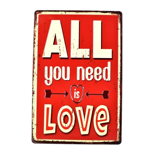 All You Need Is Love Vintage Tin Sign Metal Sign Metal Poster Metal Decor Metal Painting Wall Sticker Wall Sign
All You Need Is Love Vintage Tin Sign Metal Sign Metal Poster Metal Decor Metal Painting Wall Sticker Wall Sign