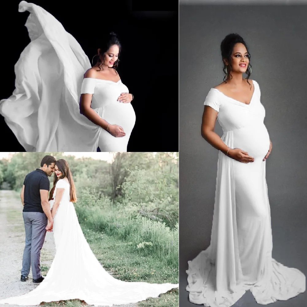 Women Maternity Dress for Photography Mermaid V-neck Elegant Slim Fitted Maternity Gown Flowy Baby Shower Maxi Photo Props Dress
Women Maternity Dress for Photography Mermaid V-neck Elegant Slim Fitted Maternity Gown Flowy Baby Shower Maxi Photo Props Dress