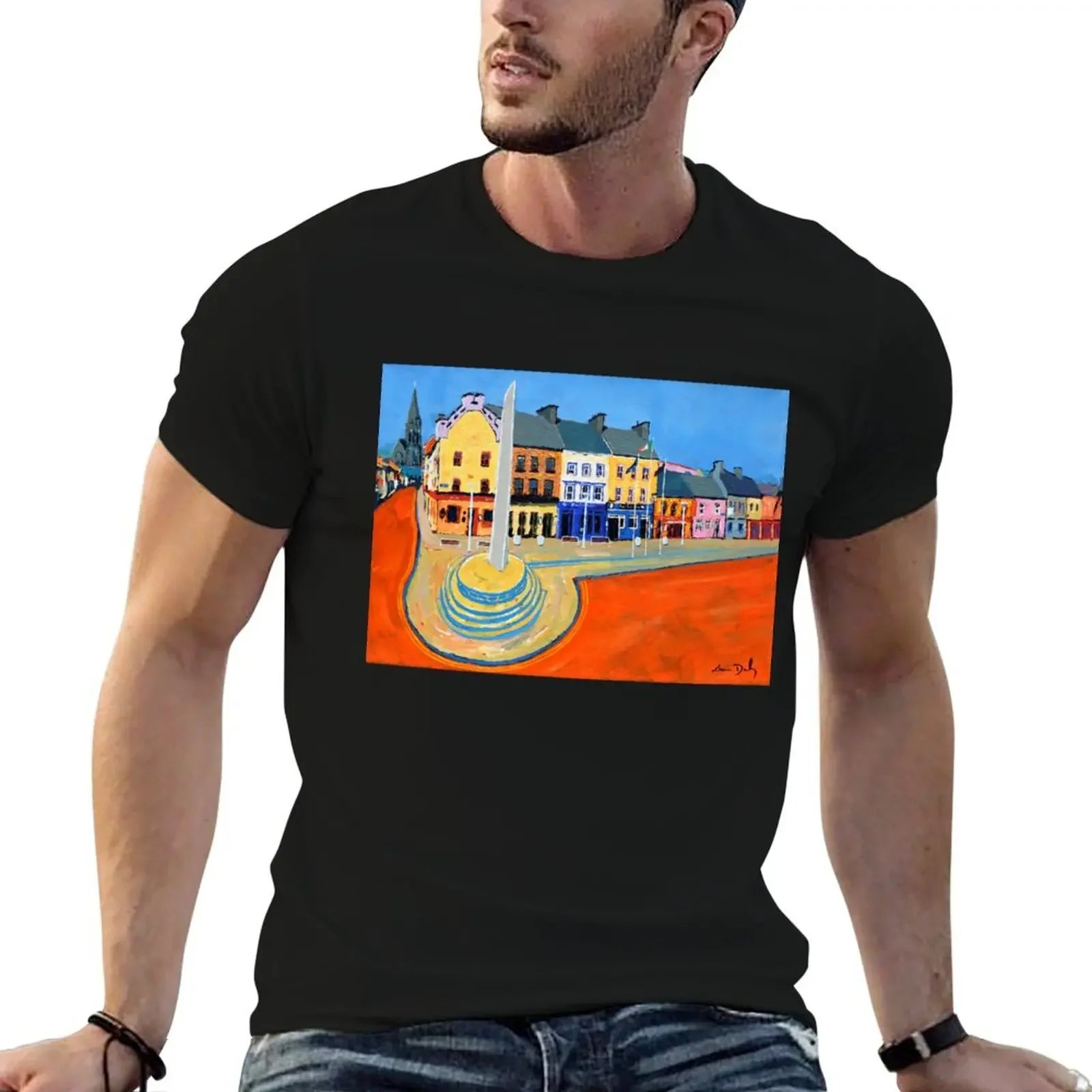 Футболка Clifden (County Galway Ireland) с графическим рисунком винтажные футболки в тяжелом