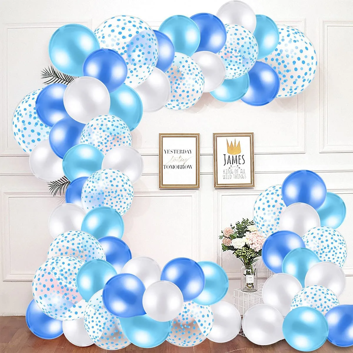 JOLLYBOOM Pink Blue Black Gold Balloon Garland Arch Kit with Transparent Polka Dot Balloon for Wedding Birthday Party Supplies
JOLLYBOOM Pink Blue Black Gold Balloon Garland Arch Kit with Transparent Polka Dot Balloon for Wedding Birthday Party Supplies