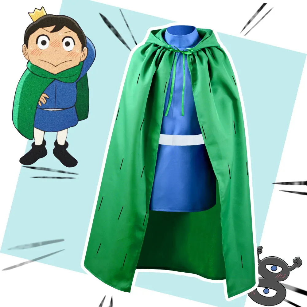 Костюм для косплея аниме Ousama, униформа Bojji для взрослых и детей, Женская толстовка, искусственная униформа 
Костюм для косплея аниме Ousama, униформа Bojji для взрослых и детей, Женская толстовка, искусственная униформа