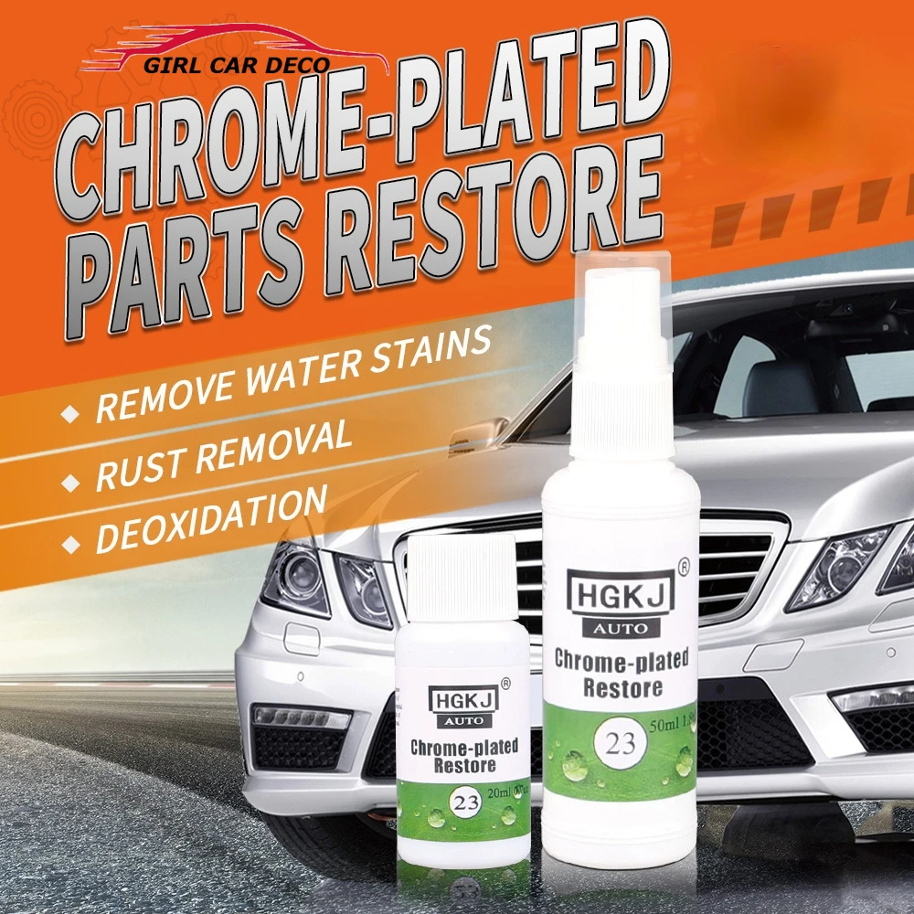 20/50/100ml HGKJ-23 Chrome Plated Restore Rust Remover Refurbishment Agent Car Standard Rust Refining Cleaning Agent Accessoires 
20/50/100ml HGKJ-23 Chrome Plated Restore Rust Remover Refurbishment Agent Car Standard Rust Refining Cleaning Agent Accessoires