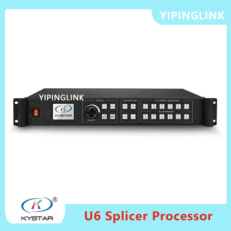 Kystar U6 Splicer Processor With 10.4 million pixels For Full Color Rental LED Display Screen for Stage Background, Conference
Kystar U6 Splicer Processor With 10.4 million pixels For Full Color Rental LED Display Screen for Stage Background, Conference