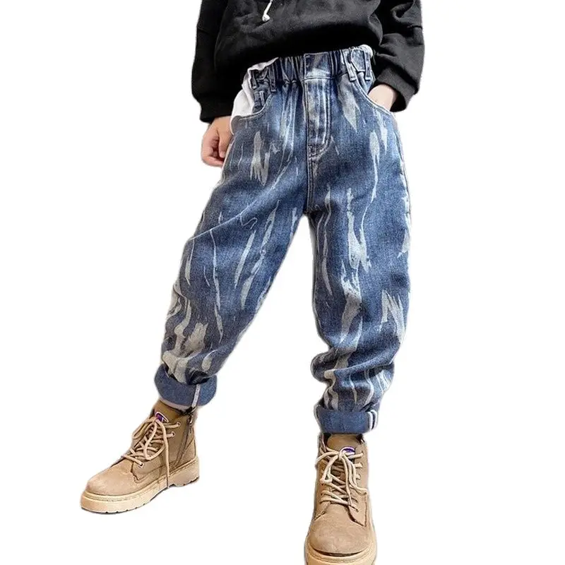 Teen Boys Clothes Jeans Spring Autumn Fashion New Trousers Children Boutique Clothing Tie-dye Casual Pants 8 10 12 14 Years Old
Teen Boys Clothes Jeans Spring Autumn Fashion New Trousers Children Boutique Clothing Tie-dye Casual Pants 8 10 12 14 Years Old