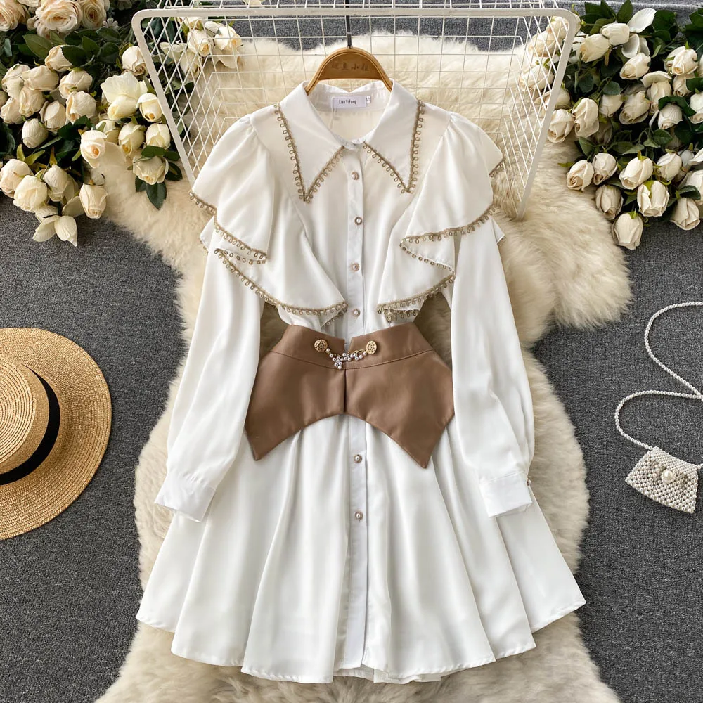 Early spring dresses two-piece set fashion aging women 2022 new Korean thin net red woman 
Early spring dresses two-piece set fashion aging women 2022 new Korean thin net red woman