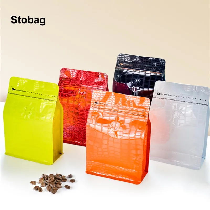 StoBag 100pcs Wholesale Coffee Beans Packaging Bag Aluminum Foil with Valve Sealed for Powder Food Nuts Storage Reusable Pouches
StoBag 100pcs Wholesale Coffee Beans Packaging Bag Aluminum Foil with Valve Sealed for Powder Food Nuts Storage Reusable Pouches