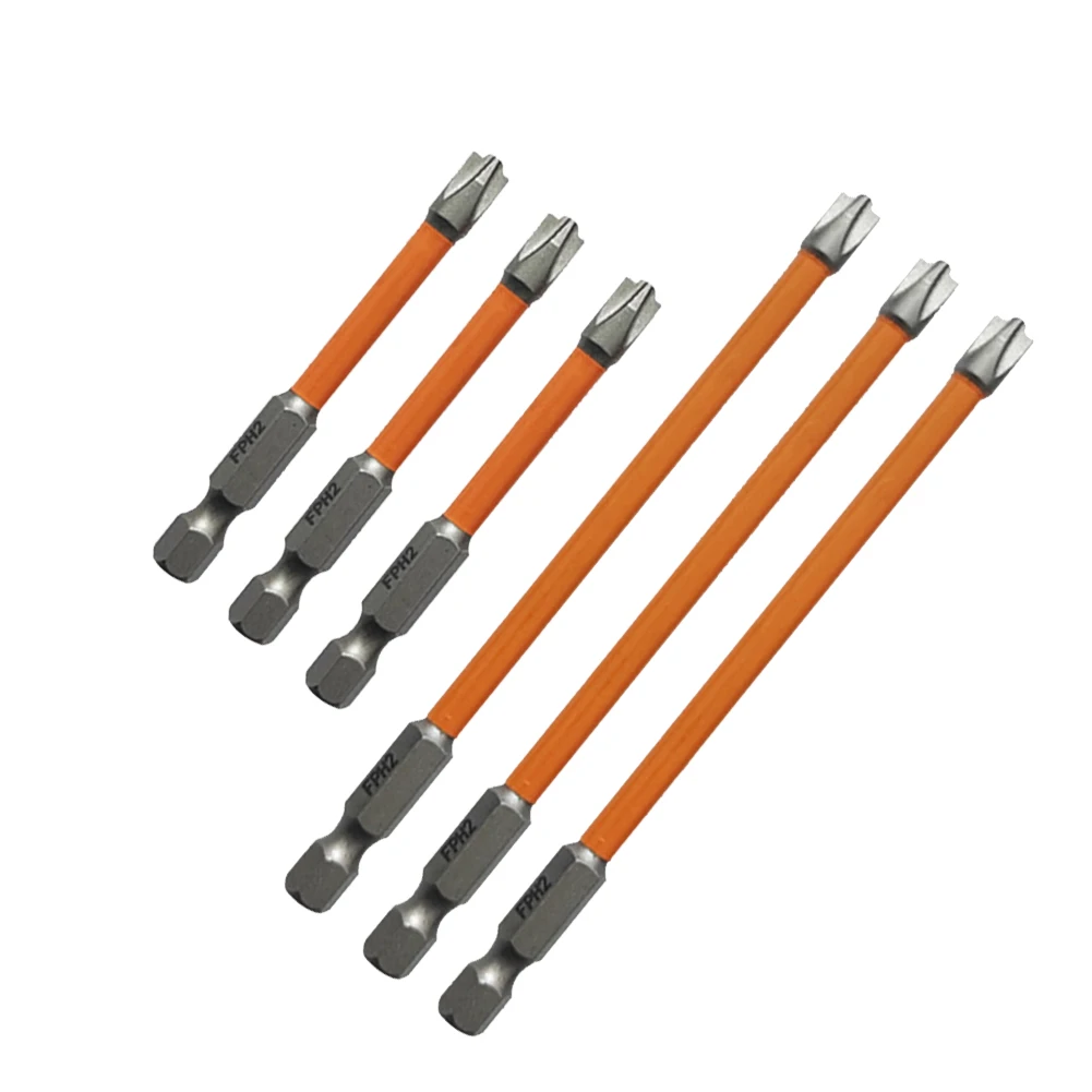 Durable Air Switches Screwdriver Bit Drill Bit 6 Pcs Set 65mm/110mm Length Alloy Steel FPH2 Orange Special Cross
Durable Air Switches Screwdriver Bit Drill Bit 6 Pcs Set 65mm/110mm Length Alloy Steel FPH2 Orange Special Cross