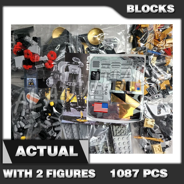 1087pcs Creative Expert Apollo 11 Lunar Lander Moon Landing Space Exploration 50004 Building Blocks Sets Compatible With Model
1087pcs Creative Expert Apollo 11 Lunar Lander Moon Landing Space Exploration 50004 Building Blocks Sets Compatible With Model
