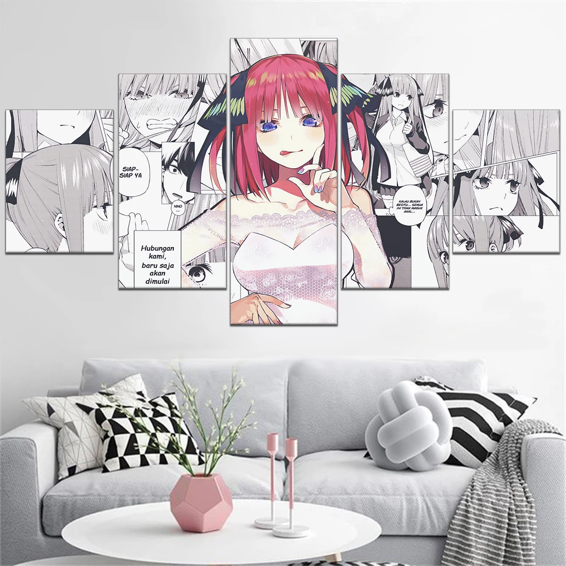 Anime Poster Darling in the FranXX Zero Two Prints 5 Pieces Canvas Painting HD Pictures Wall Art Modular For Bedroom Home Decor
Anime Poster Darling in the FranXX Zero Two Prints 5 Pieces Canvas Painting HD Pictures Wall Art Modular For Bedroom Home Decor