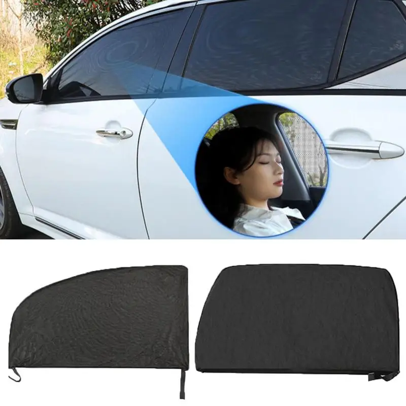 2Pcs Car Sun Shade Breathable Mesh Car Window Screen Car Shades For Side Windows Sun Visor Protection Films UV Protect Curtains
2Pcs Car Sun Shade Breathable Mesh Car Window Screen Car Shades For Side Windows Sun Visor Protection Films UV Protect Curtains