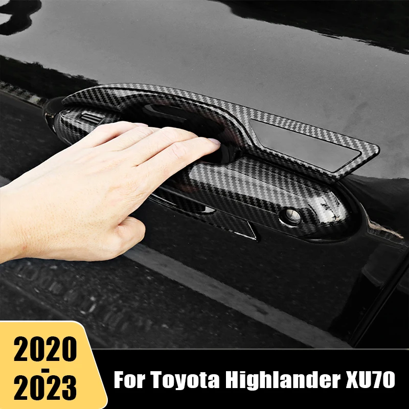 Car Outer Door Handle Bowl Cover Protection Trim Case Stickers Accessories For Toyota Highlander XU70 Kluger 2020 2021 2022 2023
Car Outer Door Handle Bowl Cover Protection Trim Case Stickers Accessories For Toyota Highlander XU70 Kluger 2020 2021 2022 2023