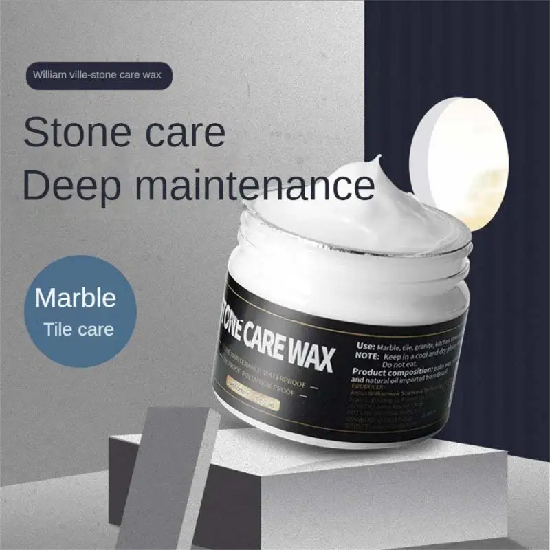 

Marble Polishing Wax Stone Care Wax Stone Floor Glazing Maintenance 80g Tile Wax For Granite Marble Soapstone Quartz