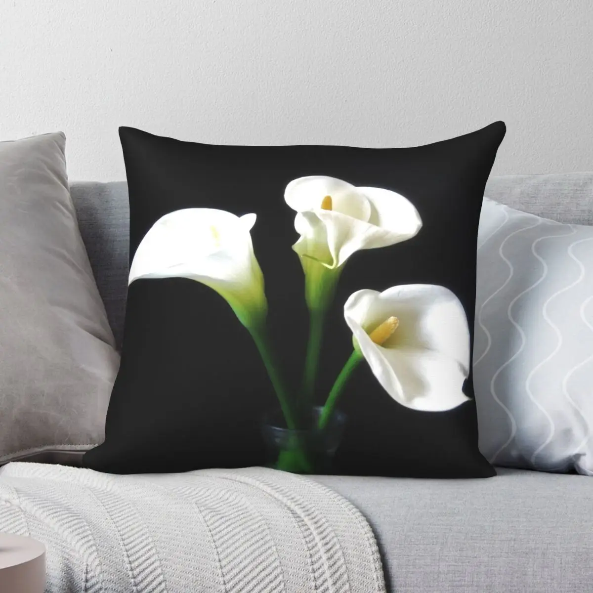 Elegant Calla Lily Flowers 10 Pillowcase Polyester Linen Velvet Pattern Zip Decor Sofa Seater Cushion Cover
Elegant Calla Lily Flowers 10 Pillowcase Polyester Linen Velvet Pattern Zip Decor Sofa Seater Cushion Cover