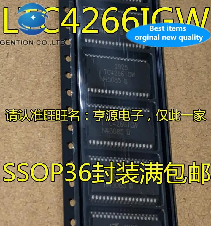 10pcs 100% orginal new LTC4266 LTC4266IGW LTC4266CGW SSOP36 Power over Ethernet Controller
10pcs 100% orginal new LTC4266 LTC4266IGW LTC4266CGW SSOP36 Power over Ethernet Controller