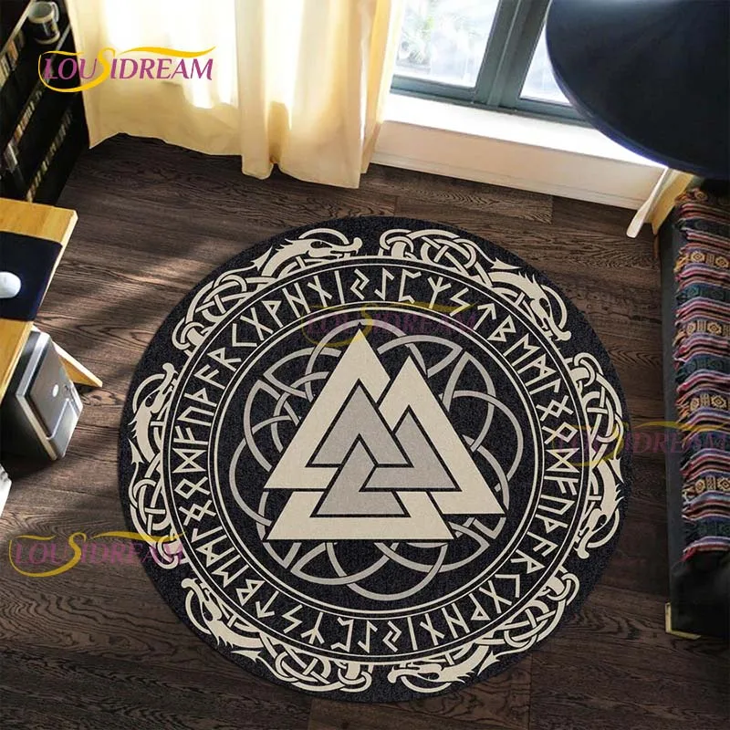 Стиль викингов ковер Valknut, голубой Круглый ковер для домашней гостиной, коврики, Большой Декор для спальни
Стиль викингов ковер Valknut, голубой Круглый ковер для домашней гостиной, коврики, Большой Декор для спальни