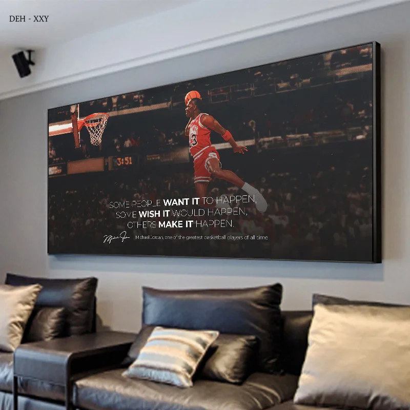 Modern Living Room Decorative Painting Basketball Player Star Motivational Qoutes Canvas Posters Inspirational Wall Art Pictures
Modern Living Room Decorative Painting Basketball Player Star Motivational Qoutes Canvas Posters Inspirational Wall Art Pictures