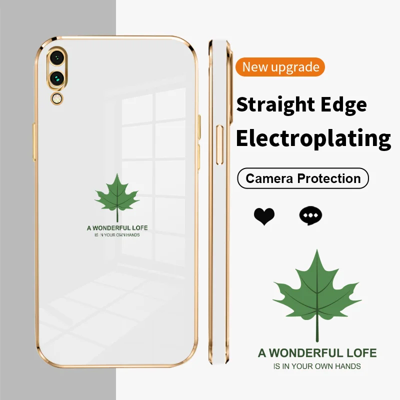 Maple Leaves Square Electroplating Phone Case for Xiaomi Redmi 7 8 8A 9 9A 9AT 9i 9C NFC 10A 9 Prime Poco M2 C31 Soft TPU
Maple Leaves Square Electroplating Phone Case for Xiaomi Redmi 7 8 8A 9 9A 9AT 9i 9C NFC 10A 9 Prime Poco M2 C31 Soft TPU