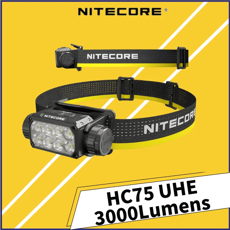 NITECORE HC75UHE 3000 люмен Type-C перезаряжаемый рабочий налобный фонарь с электронным фокусом и аккумулятором NL2155HP 
NITECORE HC75UHE 3000 люмен Type-C перезаряжаемый рабочий налобный фонарь с электронным фокусом и аккумулятором NL2155HP