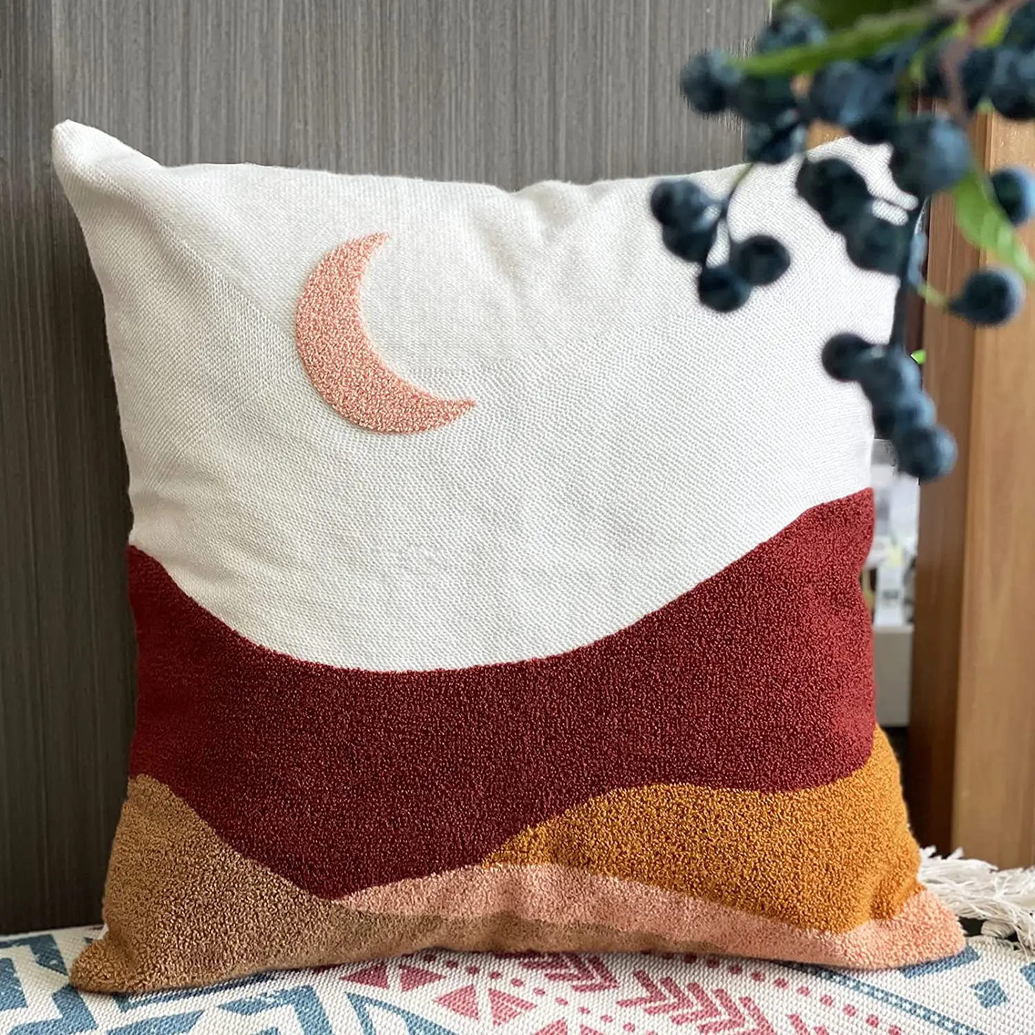 Moon pillowcase, medieval decoration Bohemia cushion cover, sofa, bedroom, living room, farmhouse pillowcase
Moon pillowcase, medieval decoration Bohemia cushion cover, sofa, bedroom, living room, farmhouse pillowcase