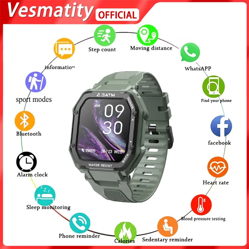 2022 Smart Watch 1.7 Inch Fitness Tracker Smart Watch Waterproof Sports Men Swimming Diving Heart Rate For Apple Huawei Xiaomi
2022 Smart Watch 1.7 Inch Fitness Tracker Smart Watch Waterproof Sports Men Swimming Diving Heart Rate For Apple Huawei Xiaomi