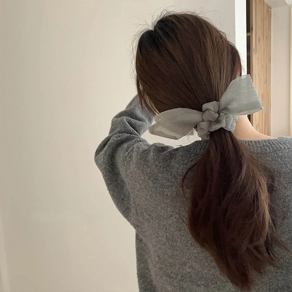 Women Vintage Scrunchies Elastic Hair Bands Solid Color Mesh Ponytail Holder Headband Fashion Girls Hair Accessories Rubber Band
Women Vintage Scrunchies Elastic Hair Bands Solid Color Mesh Ponytail Holder Headband Fashion Girls Hair Accessories Rubber Band