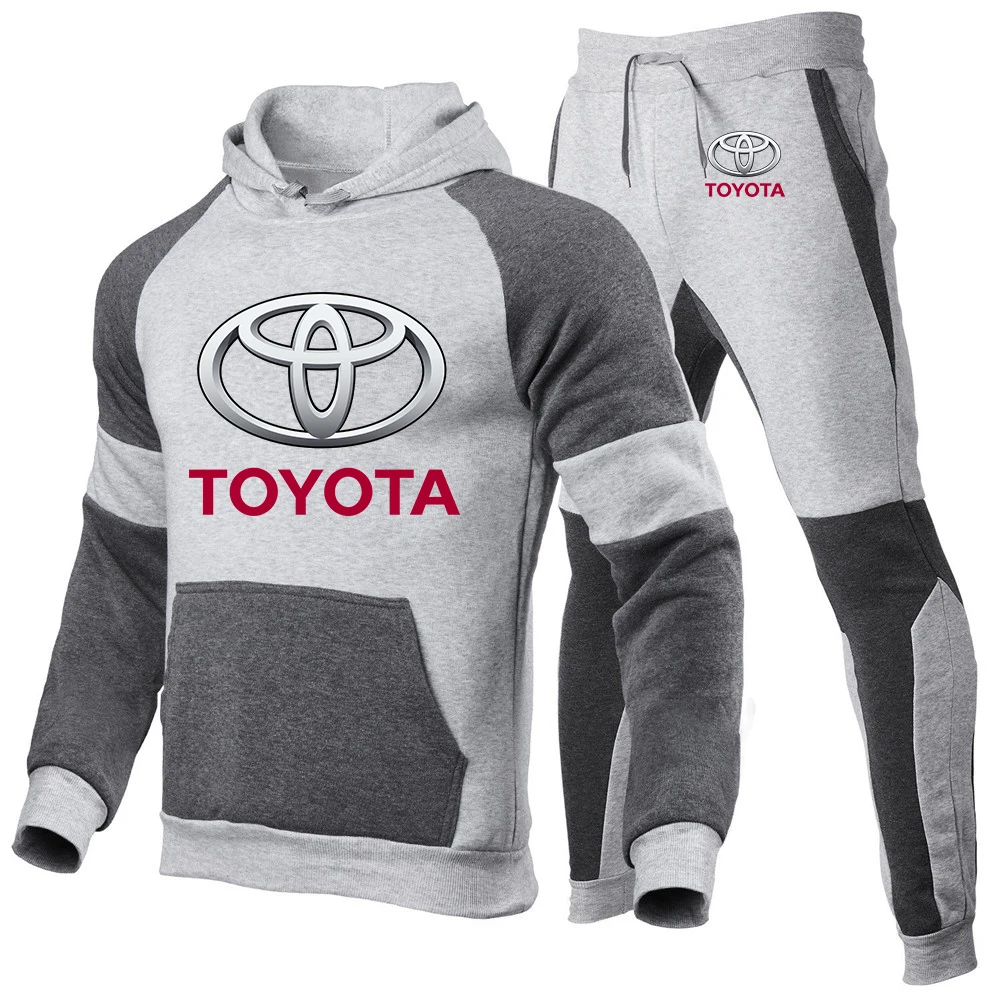 2022 New Toyota Logo Stripe Tracksuits Men's Sportswear 2 Pieces Hooded Sweatshirt+Pants Suit Men Running Gym Sports Suits
2022 New Toyota Logo Stripe Tracksuits Men's Sportswear 2 Pieces Hooded Sweatshirt+Pants Suit Men Running Gym Sports Suits