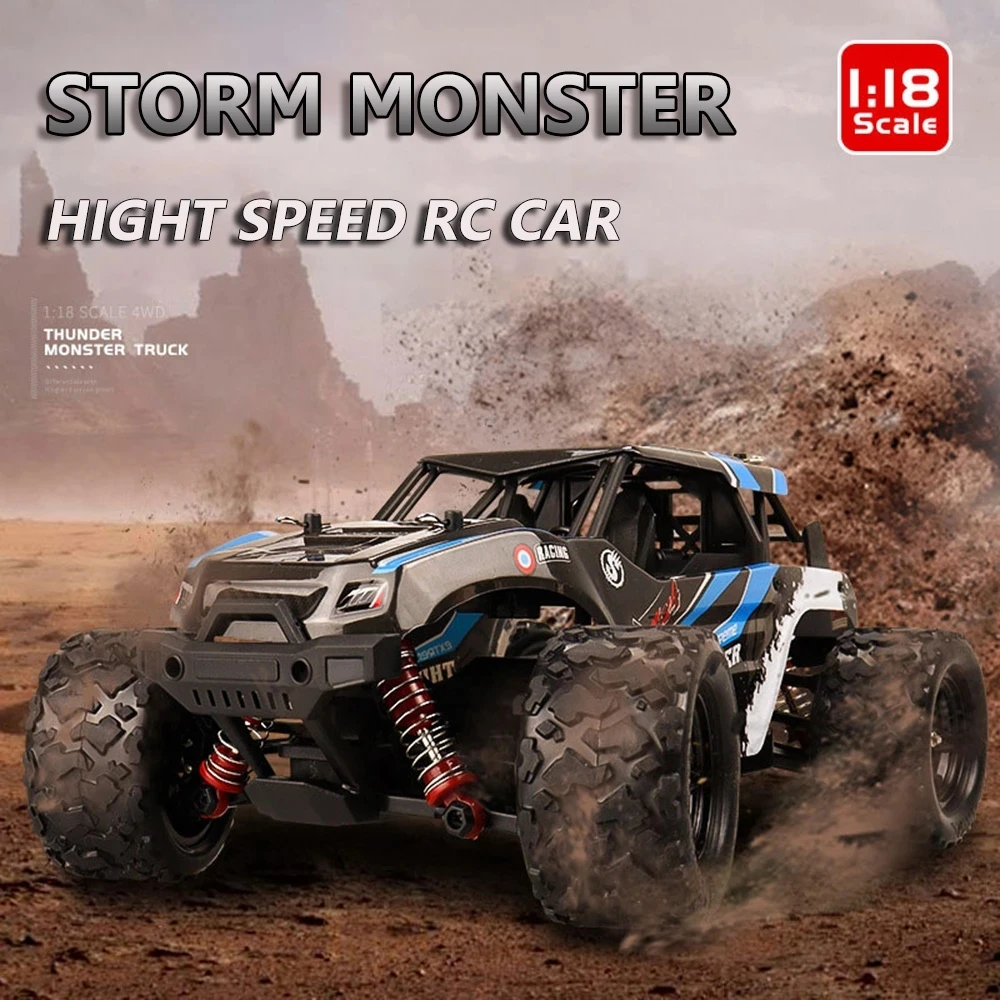 1:18 Remote Control Car 2.4GHz 4WD Remote Control High Speed Racing Car All Terrain Off Road Monster Truck Toys for Child Gifts
1:18 Remote Control Car 2.4GHz 4WD Remote Control High Speed Racing Car All Terrain Off Road Monster Truck Toys for Child Gifts
