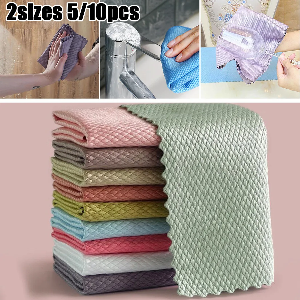 NanoScale Streak Free Miracle Cleaning Cloths Reusable And Rewashable Microfiber Cleaning Cloth Housework Cleaning Tool
NanoScale Streak Free Miracle Cleaning Cloths Reusable And Rewashable Microfiber Cleaning Cloth Housework Cleaning Tool