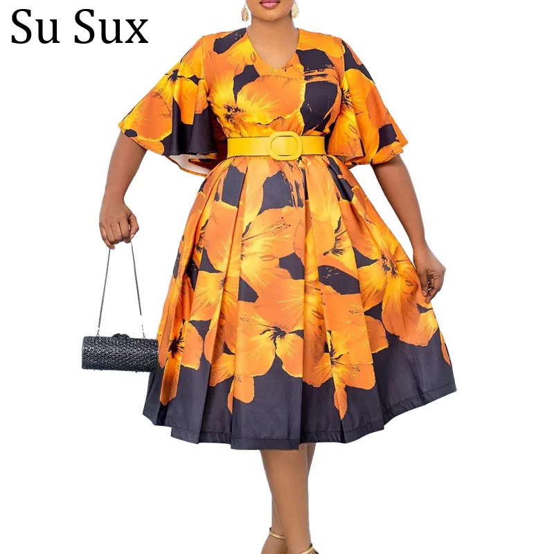 African Clothes Elegant Print V Neck A Line Dress 2022 Summer Africa Clothing Big Swing Dress Veatidos Partyclub
African Clothes Elegant Print V Neck A Line Dress 2022 Summer Africa Clothing Big Swing Dress Veatidos Partyclub
