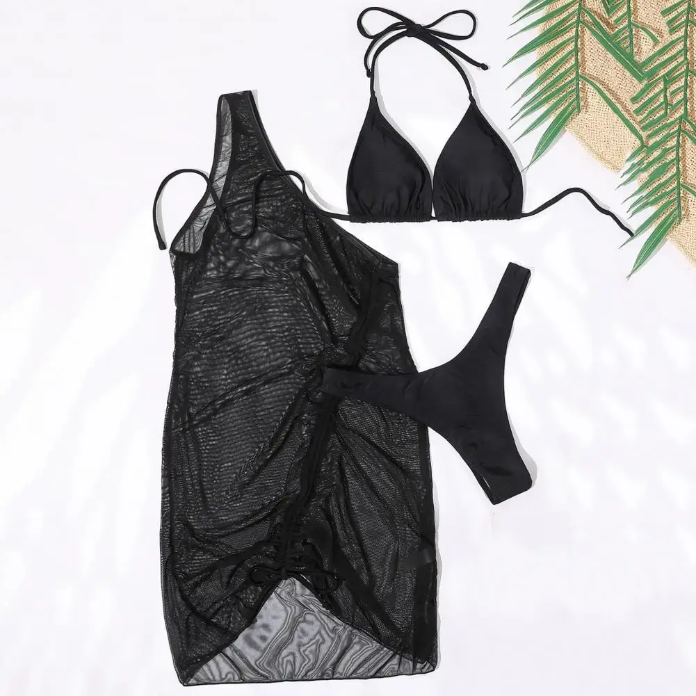 3 Pcs/Set Beautiful Bathing Suit See-through Slim Fit Summer Bikini Set Soft Women Swimsuit
3 Pcs/Set Beautiful Bathing Suit See-through Slim Fit Summer Bikini Set Soft Women Swimsuit