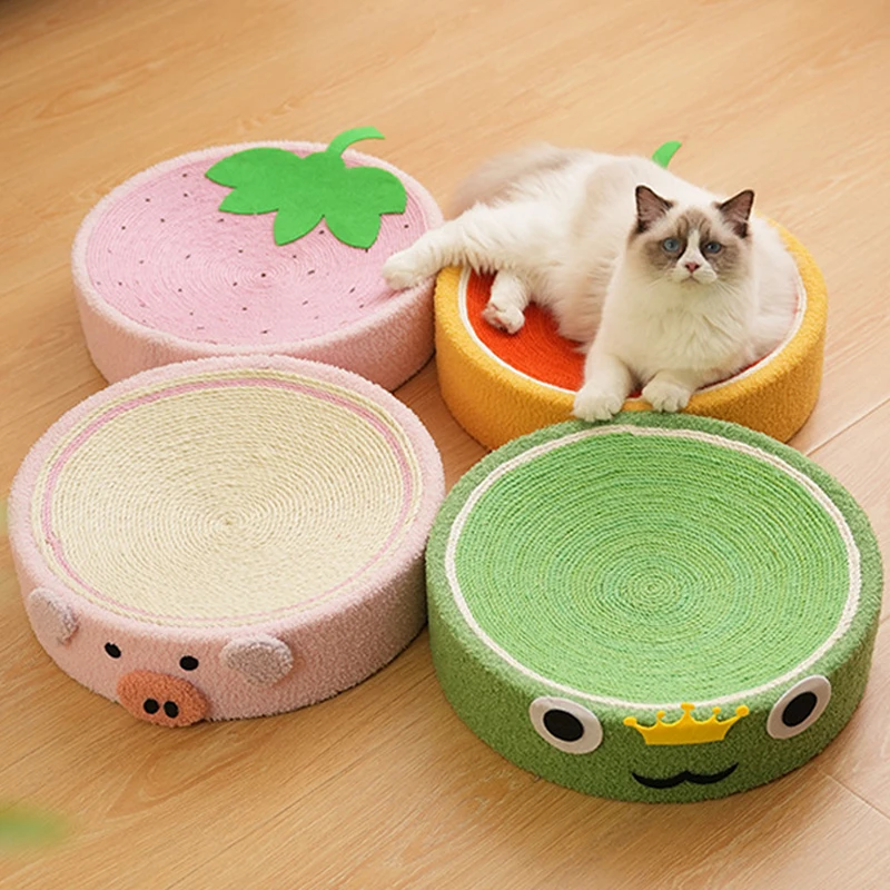 Round Cat Scratcher Board Natural Sisal Mat Cat Scratching Pad for Indoor Cats Lounge Round Shape Scratcher Bed for Cats
Round Cat Scratcher Board Natural Sisal Mat Cat Scratching Pad for Indoor Cats Lounge Round Shape Scratcher Bed for Cats