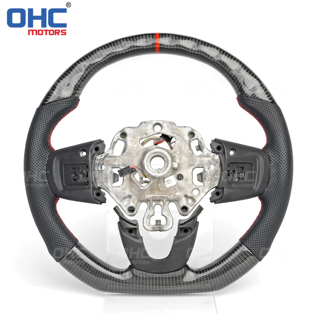 For Mini56 Carbon Fiber+perforated Leather Red Positioning Line Steering Wheel Steering Wheel Assembly
For Mini56 Carbon Fiber+perforated Leather Red Positioning Line Steering Wheel Steering Wheel Assembly