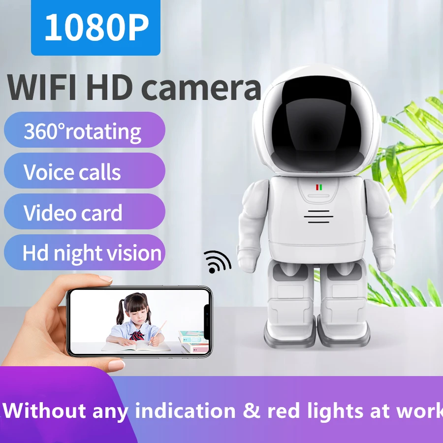 Mini Robot WiFi IP Camera Indoor Video Surveillance Cameras Wireless Smart Home Cam AI Human Detection Night Vision CCTV Monitor
Mini Robot WiFi IP Camera Indoor Video Surveillance Cameras Wireless Smart Home Cam AI Human Detection Night Vision CCTV Monitor