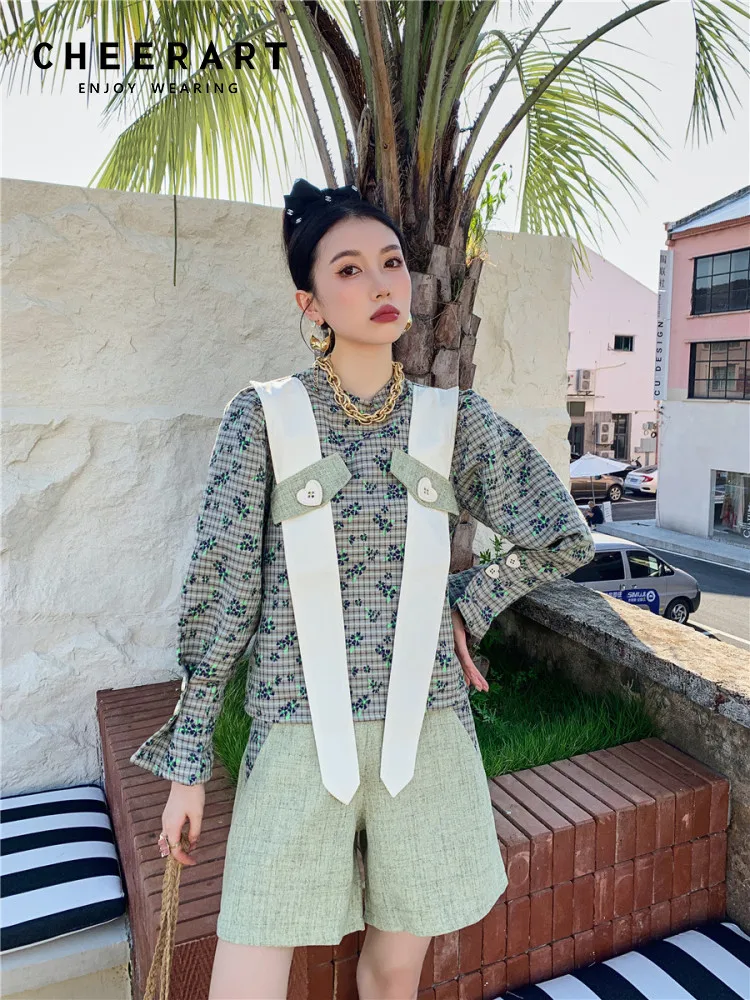 CHEERART 2 Piece Outfit Floral Long Sleeve Blouse Women Fall Fashion Flare Sleeve Designer Top Cute Korean Fashion Clothing
CHEERART 2 Piece Outfit Floral Long Sleeve Blouse Women Fall Fashion Flare Sleeve Designer Top Cute Korean Fashion Clothing
