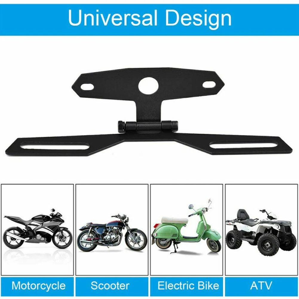 1pc Folding License Plate Tail Light Holder Aluminum Alloy Motorbike Fender Eliminator License Number Plate Bracket Holder
1pc Folding License Plate Tail Light Holder Aluminum Alloy Motorbike Fender Eliminator License Number Plate Bracket Holder