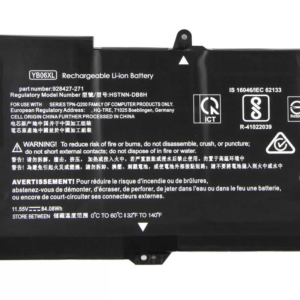 Новая Оригинальная запасная батарея 2023 для HP Spectre X360 15-CH013TX TPN-Q200 YB06XL HSTNN-DB8H 15-CH001NC, Оригинальная батарея для планшета
Новая Оригинальная запасная батарея 2023 для HP Spectre X360 15-CH013TX TPN-Q200 YB06XL HSTNN-DB8H 15-CH001NC, Оригинальная батарея для планшета