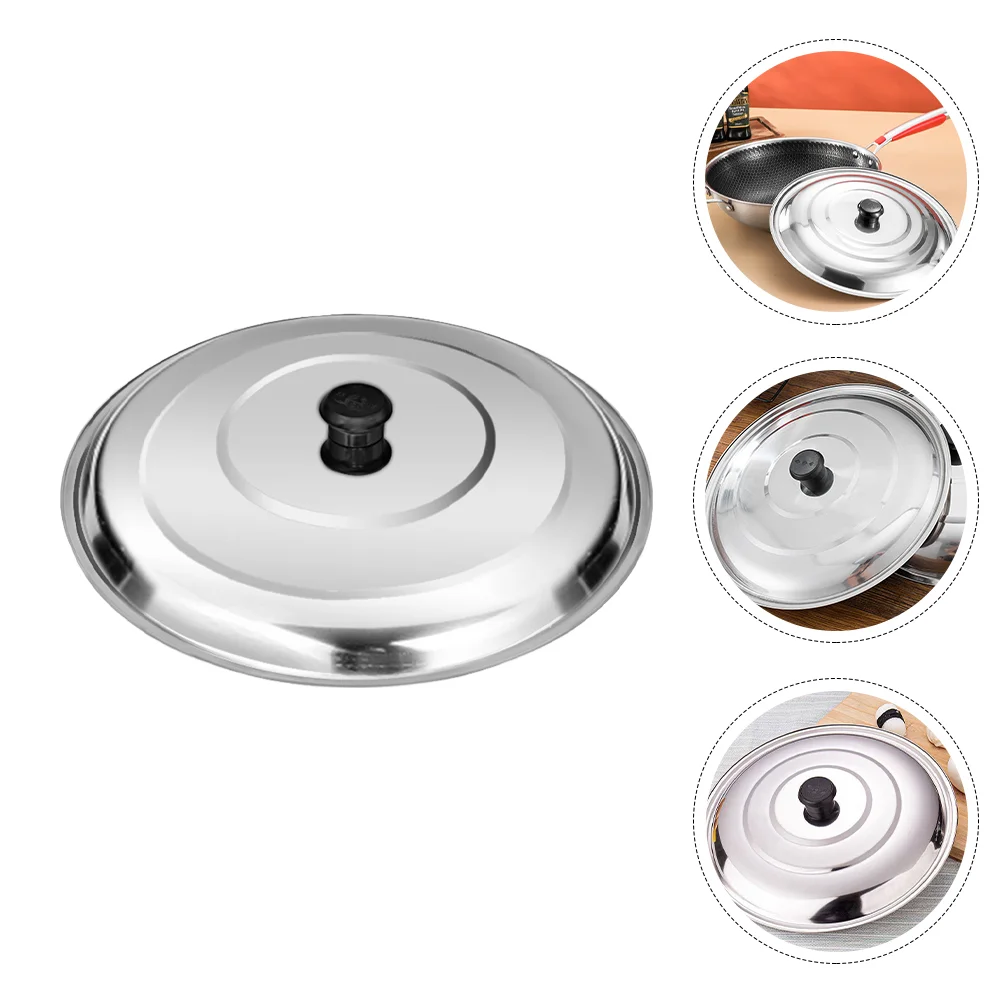 Cover Lid Pot Pan Stainless Steel Lids Dome Frying Pots Replacement Skillet Universalgrillround Metal Anti Cookware Steamcovers
Cover Lid Pot Pan Stainless Steel Lids Dome Frying Pots Replacement Skillet Universalgrillround Metal Anti Cookware Steamcovers