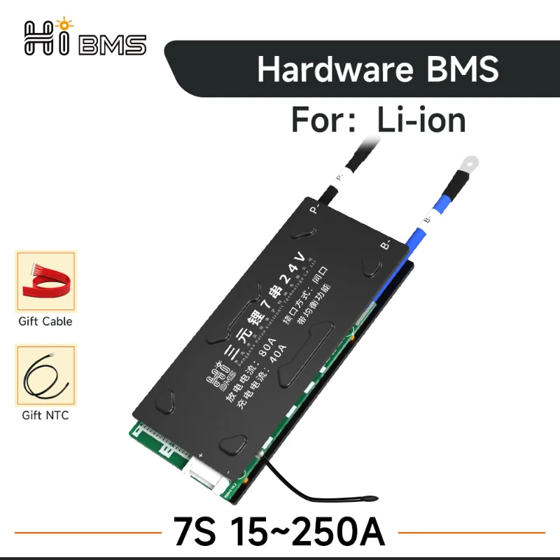 HIBMS 7s bms с балансом NTC bms 7s 24v 18650 Li-Ion NCM 3,7 V 24V 15A 20A 30A 40A 50A 60A 80A 100A 150A 200A
HIBMS 7s bms с балансом NTC bms 7s 24v 18650 Li-Ion NCM 3,7 V 24V 15A 20A 30A 40A 50A 60A 80A 100A 150A 200A