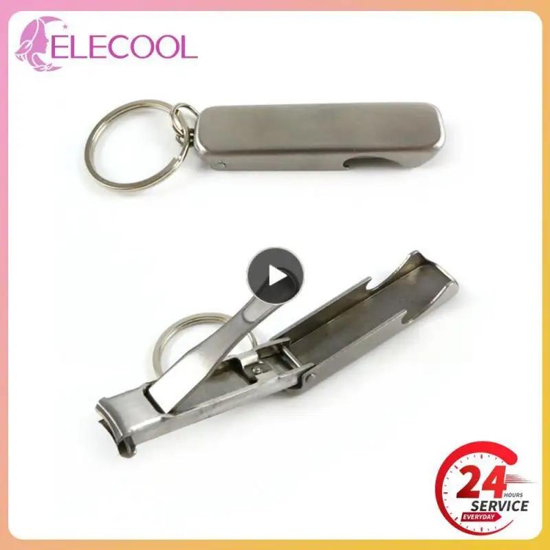 Keychain 2-in-1 Nail Clipper Stainless Steel Stylish Durable Portable Ultra-thin Bottle Opener Nail Clipper Keychain
Keychain 2-in-1 Nail Clipper Stainless Steel Stylish Durable Portable Ultra-thin Bottle Opener Nail Clipper Keychain