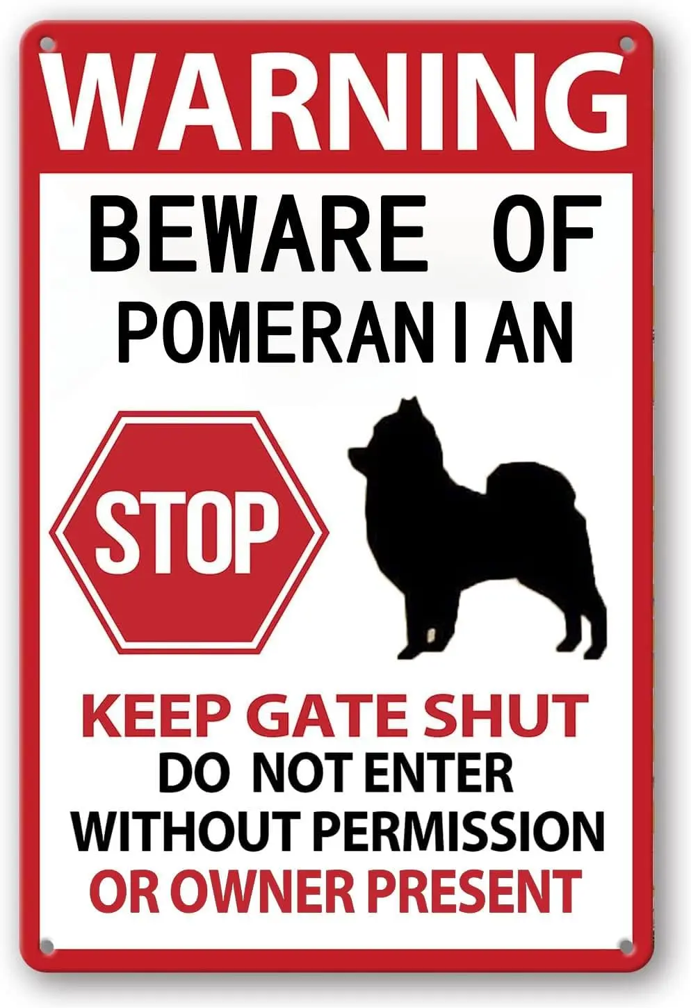 Винтажный металлический знак Остерегайтесь померанского металла жестяной знак алюминиевый знак для дома кофе бара Настенный декор 8x12 дюймов
Винтажный металлический знак Остерегайтесь померанского металла жестяной знак алюминиевый знак для дома кофе бара Настенный декор 8x12 дюймов