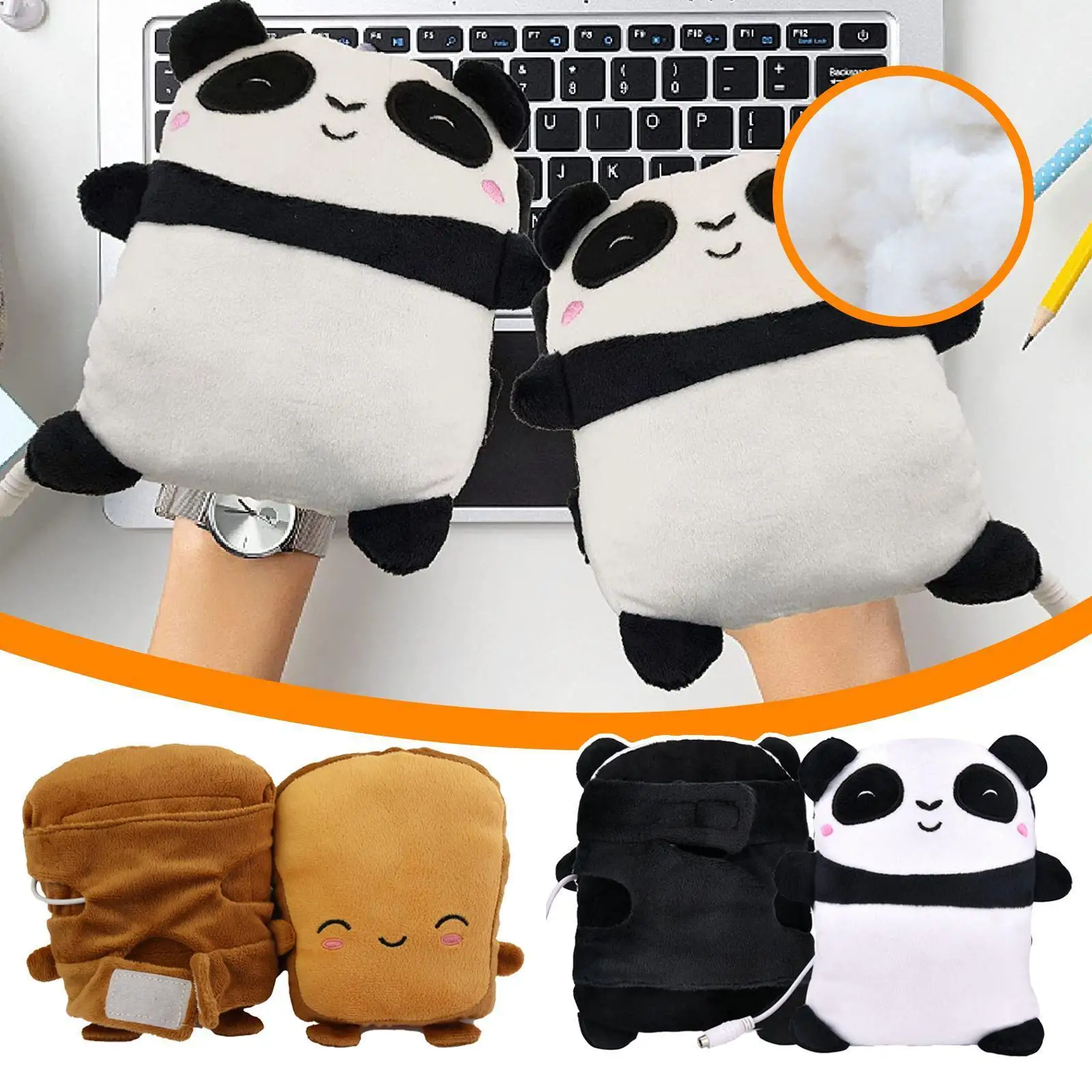 1 Pair Winter Cute Cartoon Bread Panda Warm Gloves Usb Hand Warmer Cute Usb Heated Gloves Foot Heat Pad For Home Office R6t6
1 Pair Winter Cute Cartoon Bread Panda Warm Gloves Usb Hand Warmer Cute Usb Heated Gloves Foot Heat Pad For Home Office R6t6
