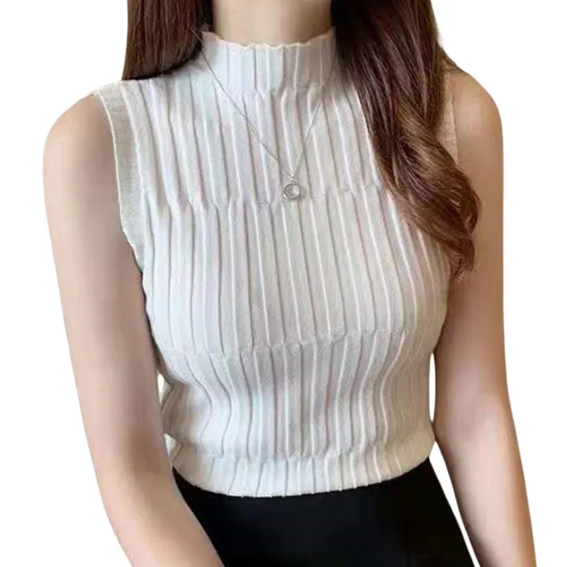 Women Ribbed Halter Tank Crop Tops Summer Spring 2023 Base T-shirt Harajuku Adults Sleeveless Solid Color Round Neck Knit Tops
Women Ribbed Halter Tank Crop Tops Summer Spring 2023 Base T-shirt Harajuku Adults Sleeveless Solid Color Round Neck Knit Tops